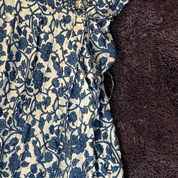 Lulu's Navy and White Floral Dress - Picture 5 of 7